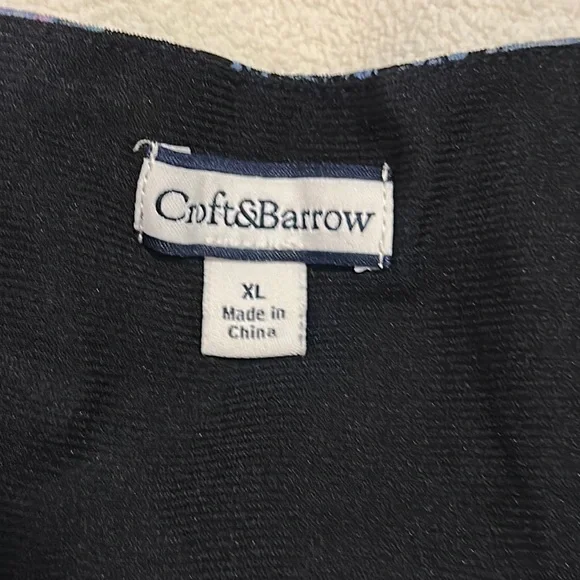 EUC blue, black, purple Croft & Barrow dress size XL - Picture 3 of 7